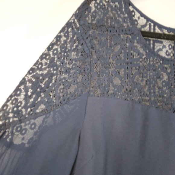 Umgee Lace BlueTunic Dress Size 2XL - Picture 4 of 11